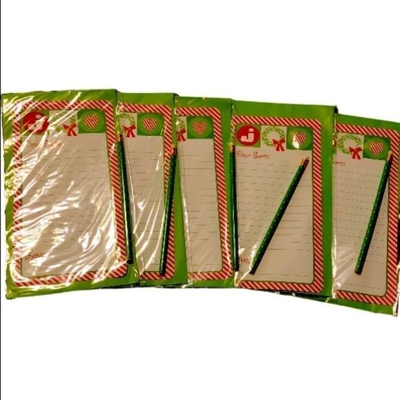 3/$15 or 5/$20  NWT 5- Dear Santa notecard sets with pencils - Picture 1 of 3